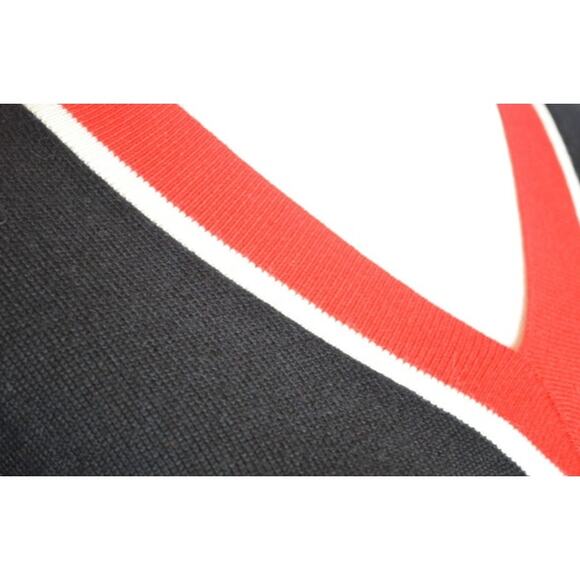 MAISON JULES, Ladies Black, Red, & White V-Neck Sweater, Size Extra Small, NWOT - Picture 5 of 5